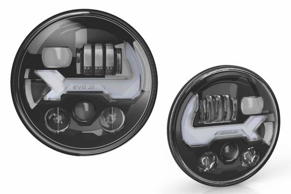 JW Speaker - JW Speaker: EVO J3 (Black) DOT Heated (SET)