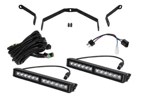 Diode Dynamics - DD Stealth Light Bar Kit: Toyota Tundra (14-20) (SS12 Bar / White / Flood Beam)