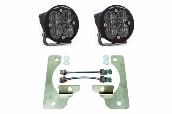 Baja Designs - BD LED Fog Kit: Jeep JL Sahara (19+) (White / Squadron Pro)