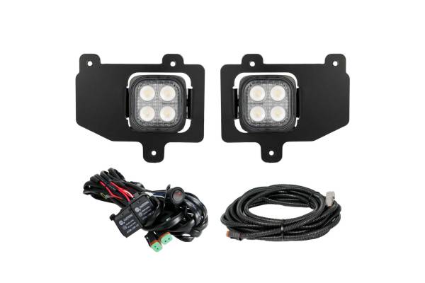 Vision X - Vision X LED Reverse Light System: Jeep JL Gladiator (20+) (2x BLB050460 Lights / Brackets / Harness)