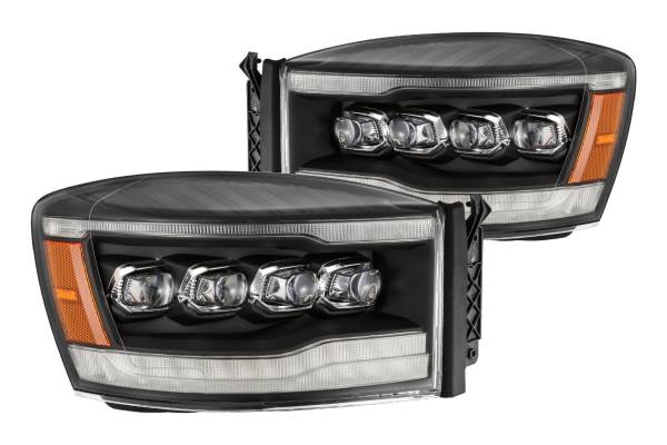 AlphaRex - ARex Nova LED Headlights: Dodge Ram (06-08) - Chrome (Set)