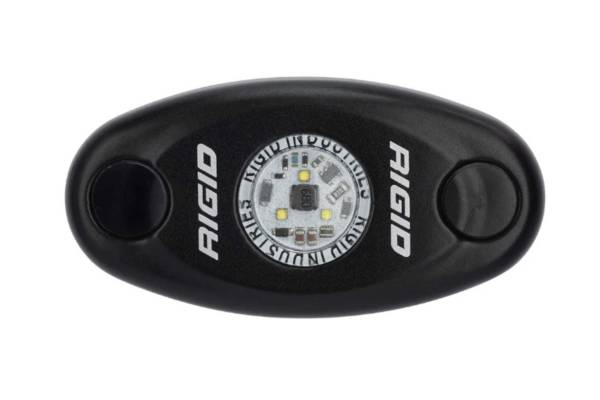 RIGID Industries - Rigid A-Series LED Rock Light Kit: (Low Power / Black Housing / Blue / Pair)