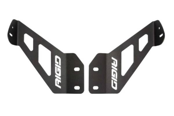 RIGID Industries - Rigid Hood Mount Kit: Wrangler JL (fits 20in Adapt Bar)