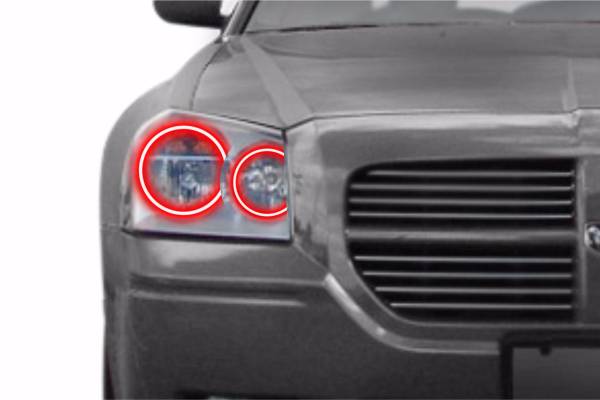 Profile - Dodge Magnum (05-07): Profile Prism Fitted Halos (Kit)