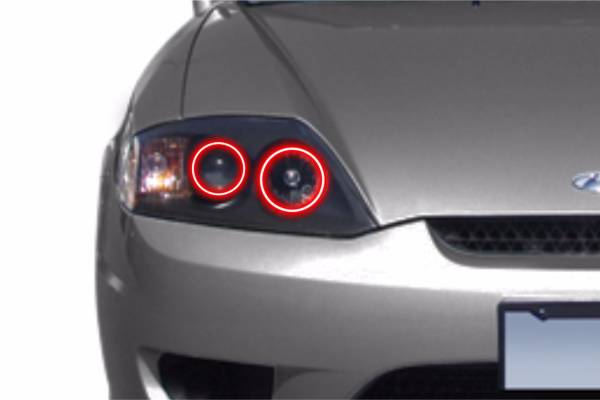 Profile - Hyundai Tiburon (03-06): Profile Prism Fitted Halos (Kit)