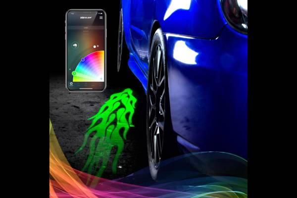 XK Glow - XKGlow CurbFX Projector Accent Lights: Angel Wing (Pair)
