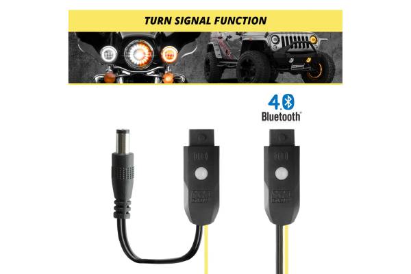 XK Glow - XKGlow 12v Switch w/ 2 Outputs (for Mini BT Controller w/ Turn Signal Function)