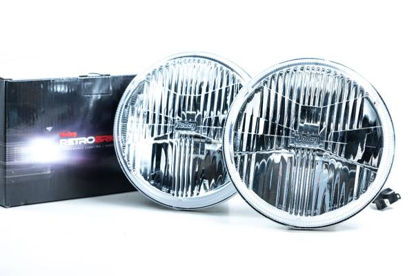 Holley - Holley RetroBright Headlight: Modern White (7" Round)