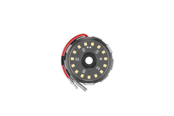 KC HiLiTES - Cyclone V2 Rock Light Lens: Red (6pk)