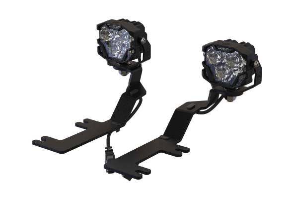 Morimoto - Morimoto 4Banger A-Pillar Kit: 14-18 Sierra 1500 (HXB White Combo Beam)