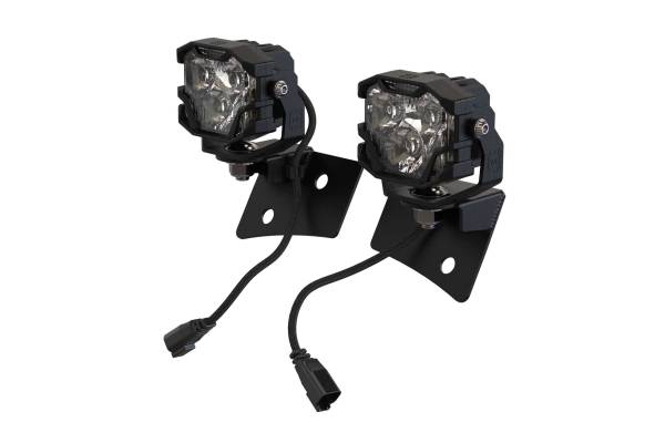 Morimoto - Morimoto 4Banger A-Pillar Kit: Wrangler JK (NCS White Combo Beam)