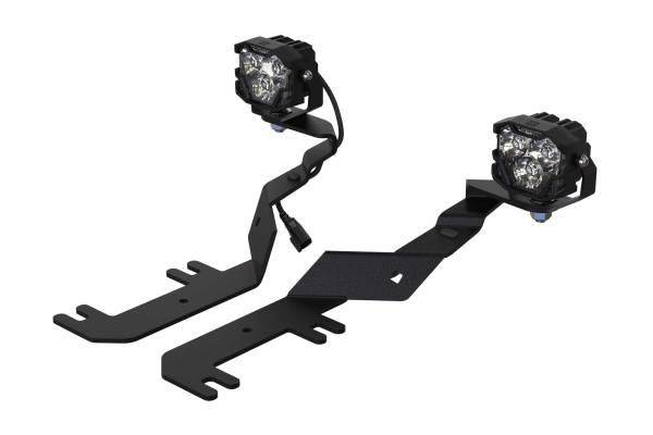 Morimoto - Morimoto 4Banger A-Pillar Kit: 17+ Super Duty (HXB White Wide Beam)