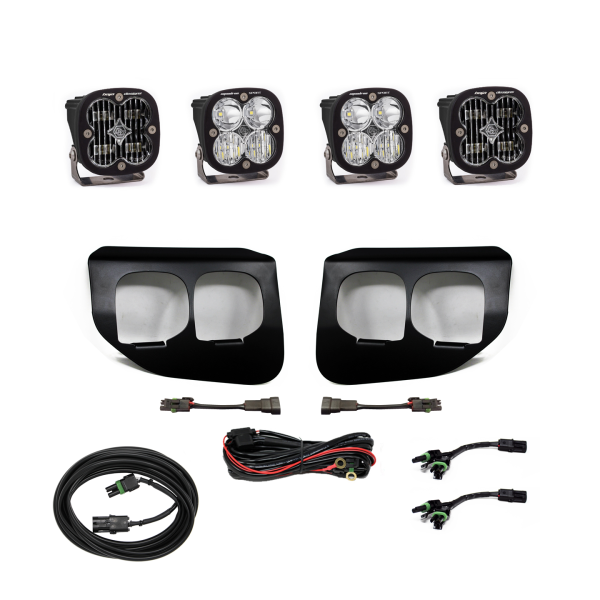 Baja Designs - Ford Super Duty (20-On) Fog Lights Dual FPK SAE/Sport DC Baja Designs