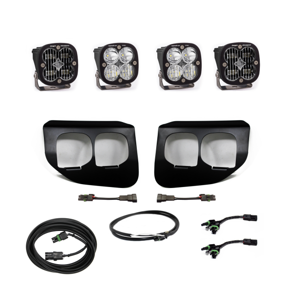 Baja Designs - Ford Super Duty (20-On) Fog Lights Dual FPK SAE/Pro DC Baja Designs w/Upfitter Baja Designs