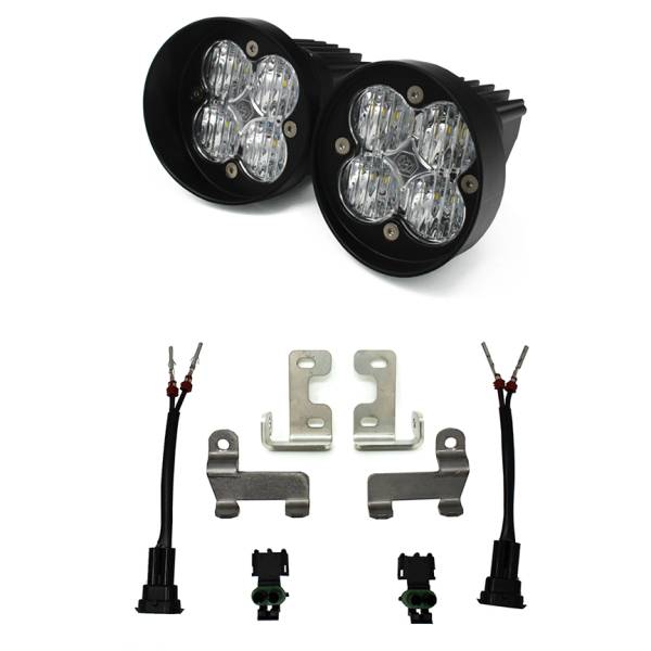 Baja Designs - 12- On Rav4 Fog Pocket Kit Squadron Sport Clear Wide Cornering Baja Designs