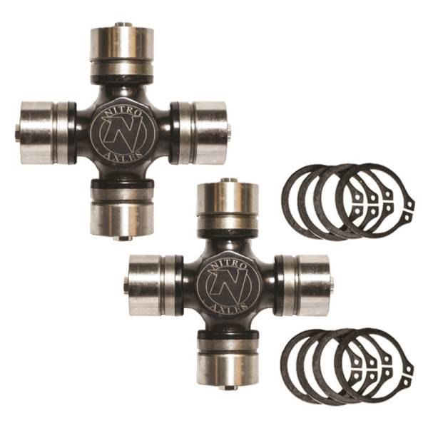 Nitro Gear & Axle - Dana 30/44 U-Joint Kit 07-2017 Jeep JK Wrangler Unlimited Front Chromoly Pair Nitro Gear and Axle