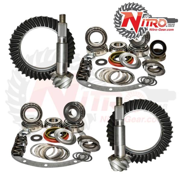 Nitro Gear & Axle - 84-99 Jeep Cherokee XJ/87-95 YJ W/Dana 30 Rev/M35 4.11 Ratio Gear Package Kit Nitro Gear and Axle