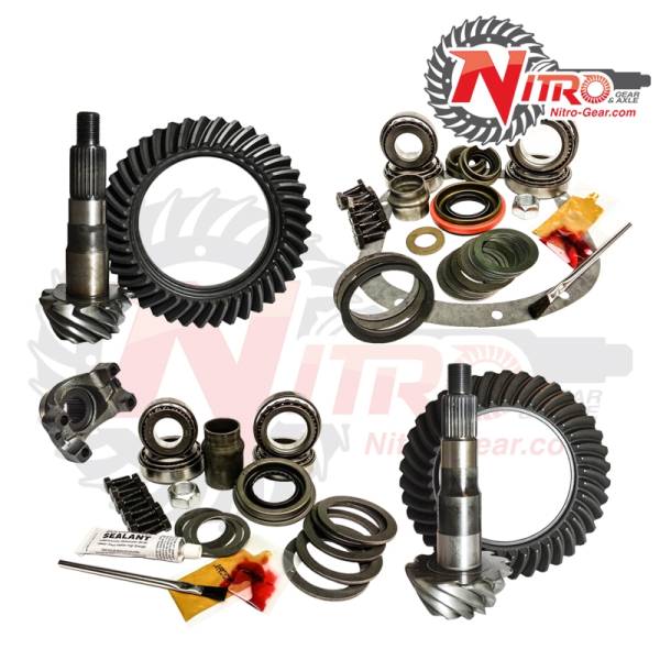 Nitro Gear & Axle - 96-98 Jeep Grand Cherokee ZJ 99-04 WJ W/ Dana 30 Short/Dana 44HD Rear 4.56 Ratio Front/Rear Gear Package Kit Nitro Gear and Axle