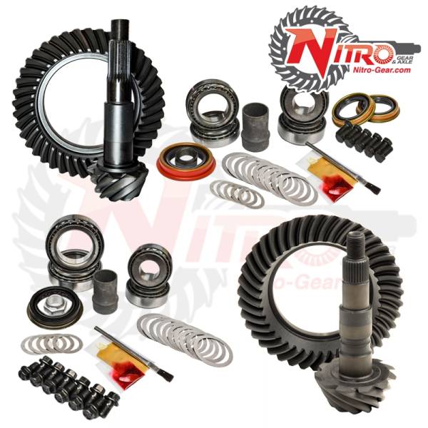 Nitro Gear & Axle - 88-98 Chevrolet/GMC K-1500 4.56 Ratio Gear Package Kit Nitro Gear and Axle