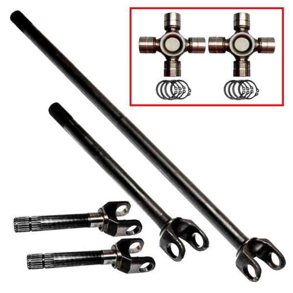 Nitro Gear & Axle - Dana 44 Front Axle Kit 4340 Chromoly Steel 27/27 Spline Nitro Gear and Axle