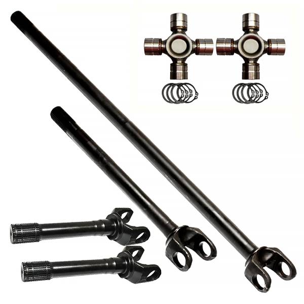 Nitro Gear & Axle - Dana 30 Front Axle Kit 82-86 Jeep CJ 4340 Chromoly Steel Nitro Gear and Axle