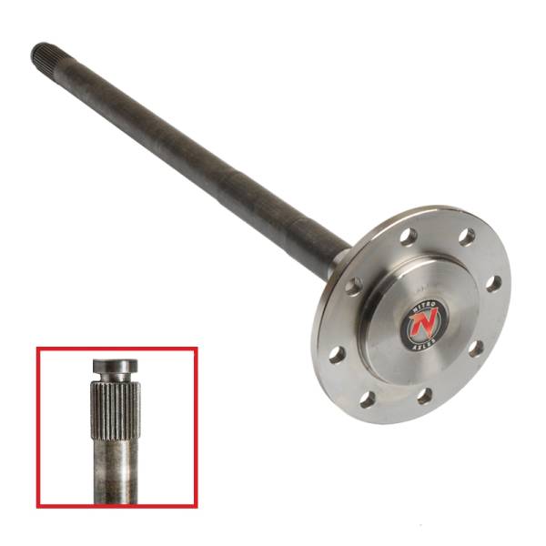 Nitro Gear & Axle - Dana 60 Axle Shaft Semi Float 86-95 Ford E-250 35 Spline 34.14 Inch 8 Lug LH Rear Nitro Gear and Axle