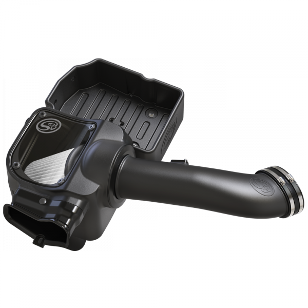 S&B - Cold Air Intake For 17-19 Ford F250 F350 V8-6.7L Powerstroke Dry Extendable White S&B