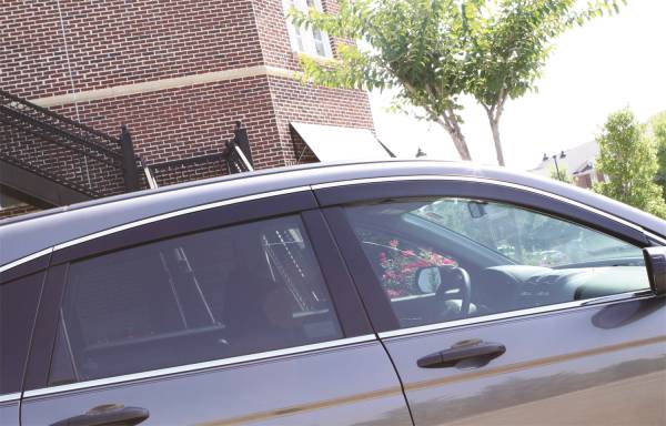 Auto Ventshade (AVS) - Ventvisor Deflector; Smoke; Low Profile; Outside Mount; 4 pc. 894104