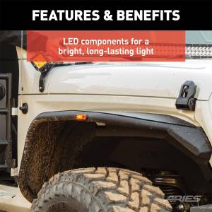 ARIES - ARIES Jeep Fender Flare LED Side Markers 1500240 - Image 3