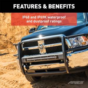 ARIES - ARIES 30" Single-Row LED Light Bar (14,800 Lumens) 1501264 - Image 4
