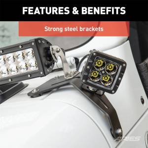 ARIES - ARIES Jeep Wrangler JL, Gladiator Windshield Light Bar and Brackets 1501306 - Image 8