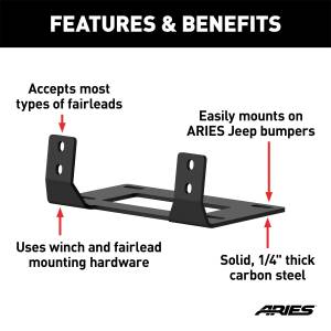 ARIES - ARIES Winch Fairlead Mount 15600FB - Image 2
