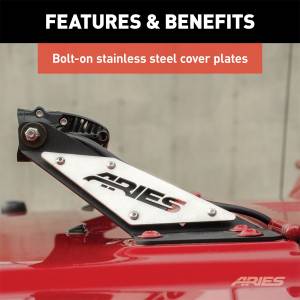 ARIES - ARIES Jeep TJ Hood Light Mounting Brackets 15913 - Image 6
