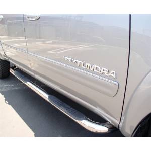 ARIES - ARIES 3" Round Polished Stainless Side Bars, Select Toyota Tundra Crew Cab 202006-2 - Image 3