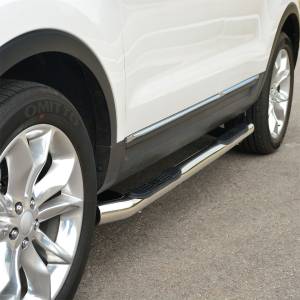 ARIES - ARIES 3" Round Polished Stainless Side Bars, Select Ford Explorer 203041-2 - Image 4