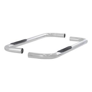 ARIES - ARIES 3" Round Polished Stainless Side Bars, Select Chevrolet, GMC C, K 204040-2 - Image 2