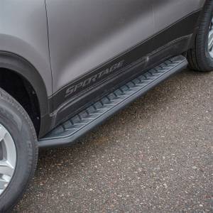 ARIES - ARIES AeroTread 5" x 67" Black Stainless Running Boards, Select Sportage, Tucson 2061039 - Image 4