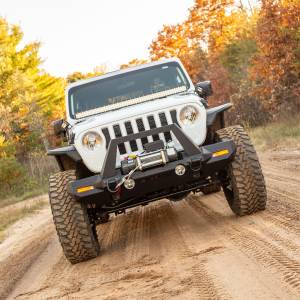 ARIES - ARIES TrailChaser Jeep Wrangler JL, Gladiator Aluminum Front Bumper Center Section 2081004 - Image 2