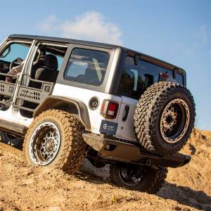 ARIES - ARIES TrailChaser Jeep Wrangler JL Aluminum Rear Bumper with LED Lights 2082083 - Image 3