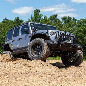 ARIES - ARIES TrailChaser Jeep Wrangler JL, Gladiator Steel Front Bumper (Option 9) 2082089 - Image 2