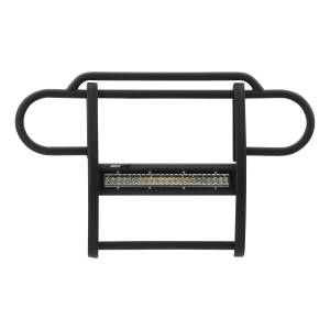 ARIES - ARIES Pro Series Black Steel Grille Guard with Light Bar, Select Jeep Wrangler JK 2170000 - Image 2