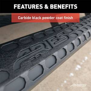 ARIES - ARIES AdvantEDGE 5-1/2" x 91" Black Aluminum Side Bars, Select Silverado, Sierra 2556046 - Image 10