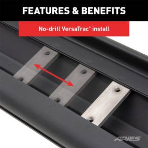 ARIES - ARIES AscentStep 5-1/2" x 75" Black Steel Running Boards, Select Colorado, Canyon 2558043 - Image 7