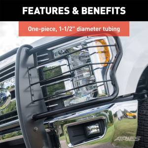 ARIES - ARIES Black Steel Grille Guard, Select Ford Expedition 3060 - Image 6