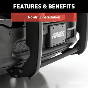 ARIES - ARIES Black Steel Grille Guard, Select Chevrolet Avalanche, Silverado 1500 4059 - Image 7