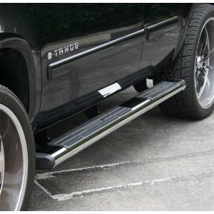 ARIES - ARIES 6" x 75" Polish Stainless Oval Side Bars, Select Silverado, Tahoe, Sierra, Yukon 4444002 - Image 4