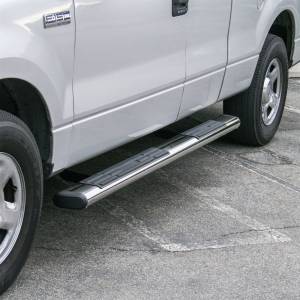 ARIES - ARIES 6" x 75" Polished Stainless Oval Side Bars, Select Ford F-150 4444018 - Image 4