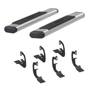 ARIES - ARIES 6" x 53" Polished Stainless Oval Side Bars, Select Toyota Tundra 4444030 - Image 2