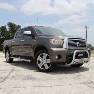 ARIES - ARIES 6" x 85" Polished Stainless Oval Side Bars, Select Toyota Tundra 4444031 - Image 3