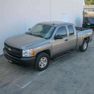 ARIES - ARIES 6" x 75" Black Aluminum Oval Side Bars, Select Silverado, Sierra 4445001 - Image 3